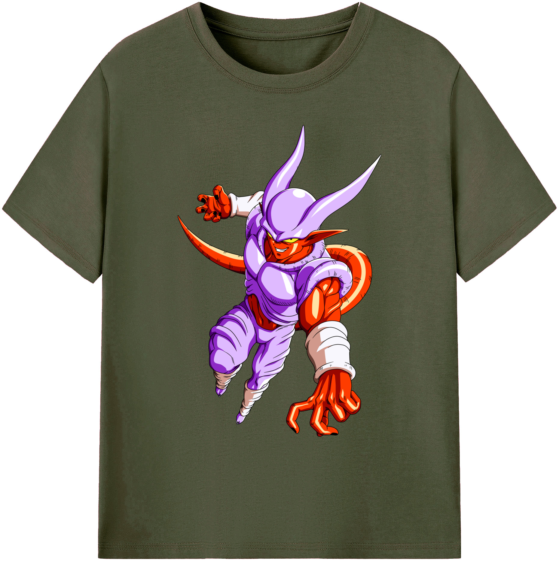 （画像用） ドラゴンボール ジャネンバ DRAGON BALL Janemba 綿100％ メンズ半袖Tシャツ｜肌触りやわらか＆通気性